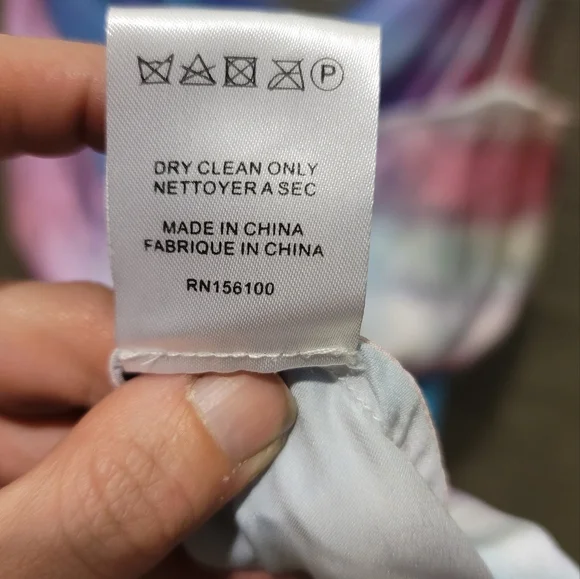 NWT Retrofete Auris Rainbow Tie-Dye Dress - Picture 10 of 11